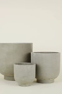 Hawkins New York Footed Fiber Cement Planter