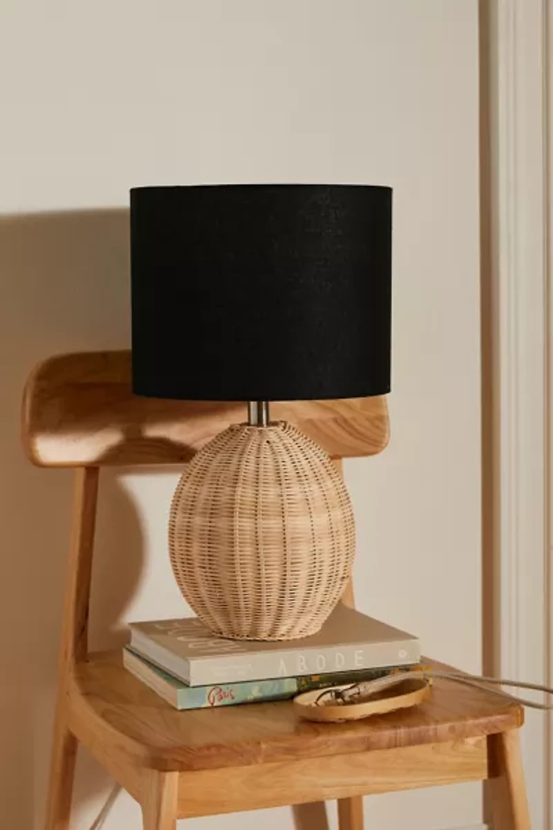 Pierce Rattan Table Lamp