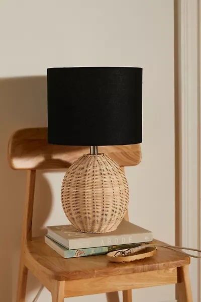 Pierce Rattan Table Lamp