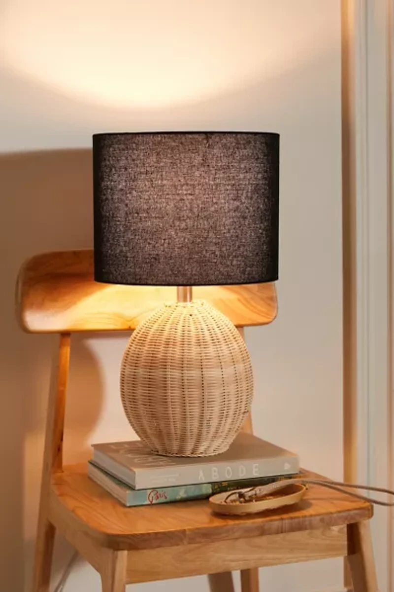 Pierce Rattan Table Lamp