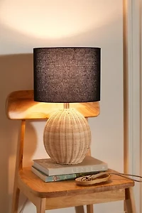 Pierce Rattan Table Lamp