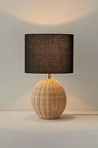 Pierce Rattan Table Lamp