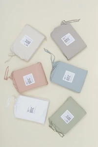 Hawkins New York Essential Organic Cotton Percale Sheet Set