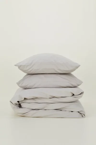 Hawkins New York Essential Organic Cotton Percale Duvet Cover