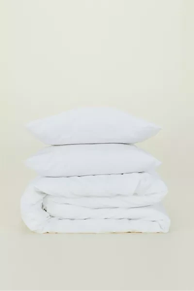 Hawkins New York Essential Organic Cotton Percale Duvet Cover