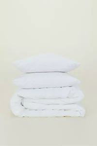 Hawkins New York Essential Organic Cotton Percale Duvet Cover