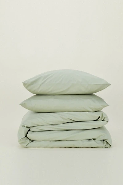 Hawkins New York Essential Organic Cotton Percale Duvet Cover