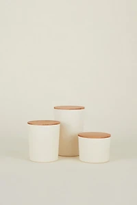 Hawkins New York Essential Recycled Bamboo Storage Containers