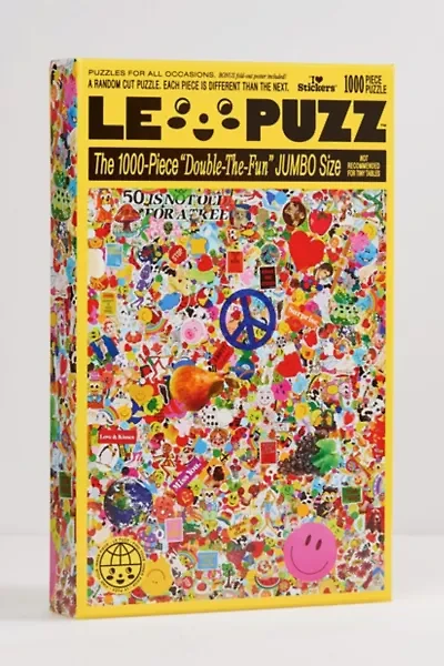 Le Puzz I Heart Stickers Jigsaw Puzzle