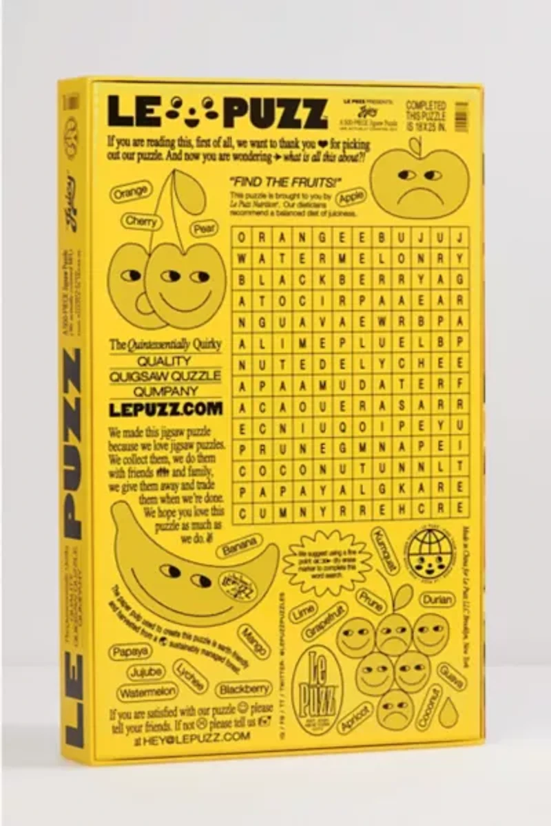Le Puzz Juicy Jigsaw Puzzle