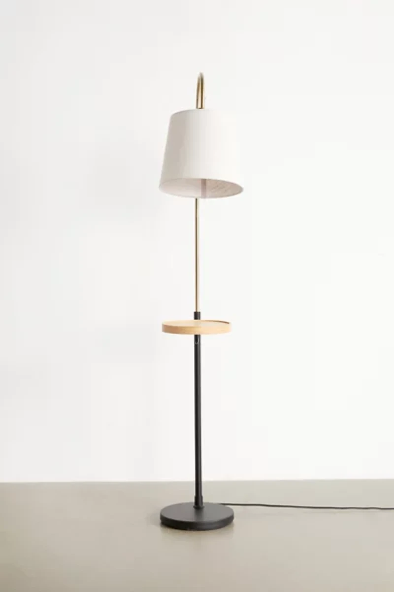 Miller Side Table Floor Lamp
