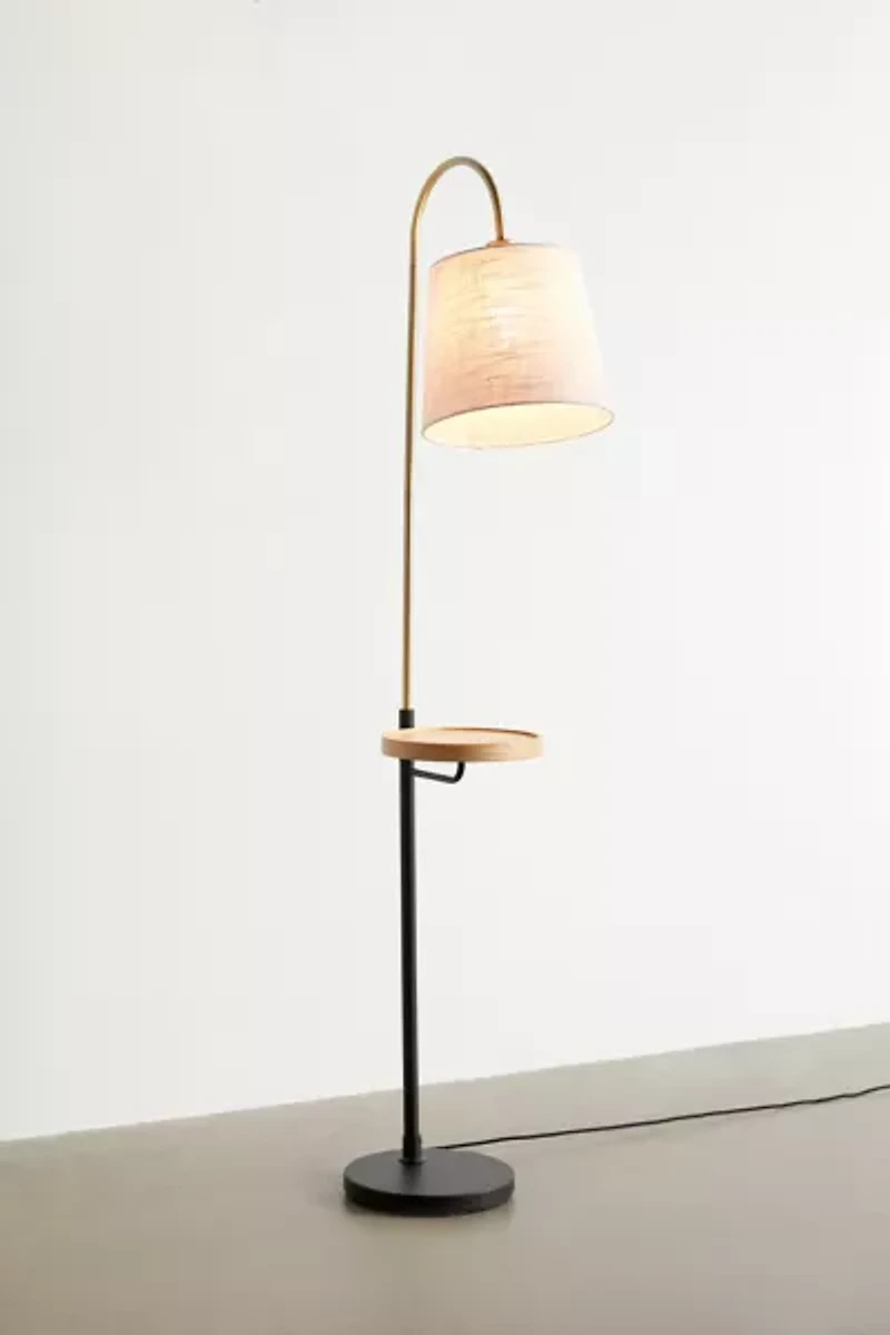 Miller Side Table Floor Lamp