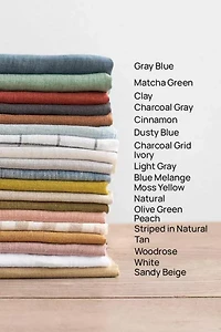 MagicLinen Tab Top Linen Curtain Panel