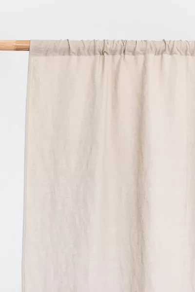 MagicLinen Rod Pocket Linen Curtain Panel