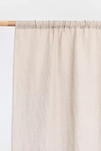 MagicLinen Rod Pocket Linen Curtain Panel