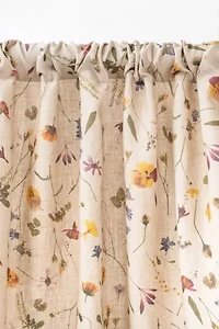 MagicLinen Rod Pocket Linen Curtain Panel