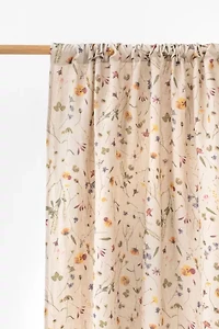 MagicLinen Rod Pocket Linen Curtain Panel