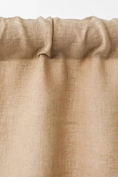 MagicLinen Rod Pocket Linen Curtain Panel