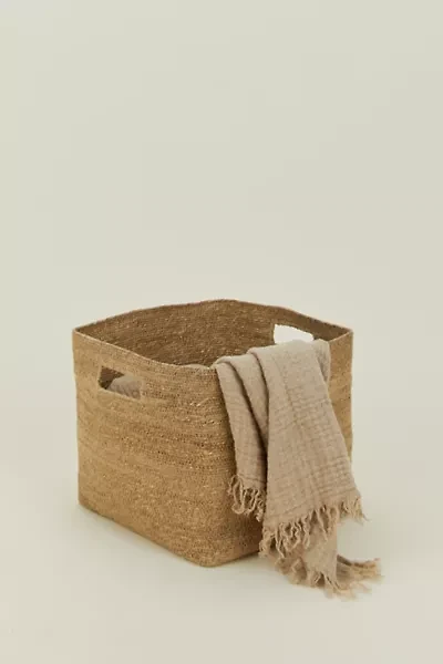 Hawkins New York Essential Square Sea Grass Basket