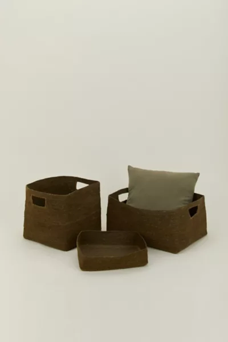 Hawkins New York Essential Square Sea Grass Basket