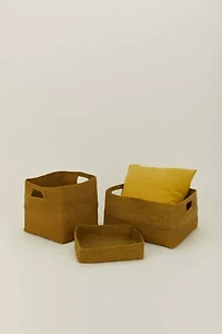 Hawkins New York Essential Square Sea Grass Basket