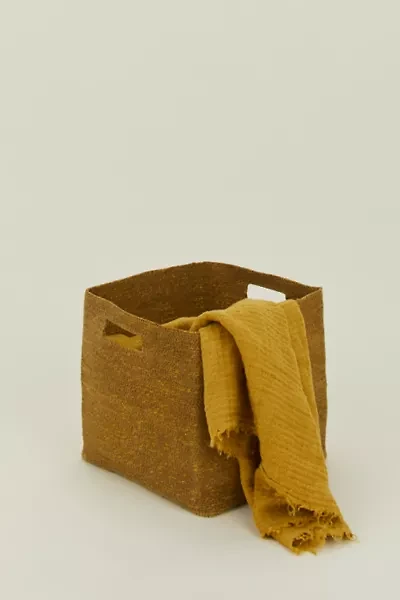 Hawkins New York Essential Square Sea Grass Basket