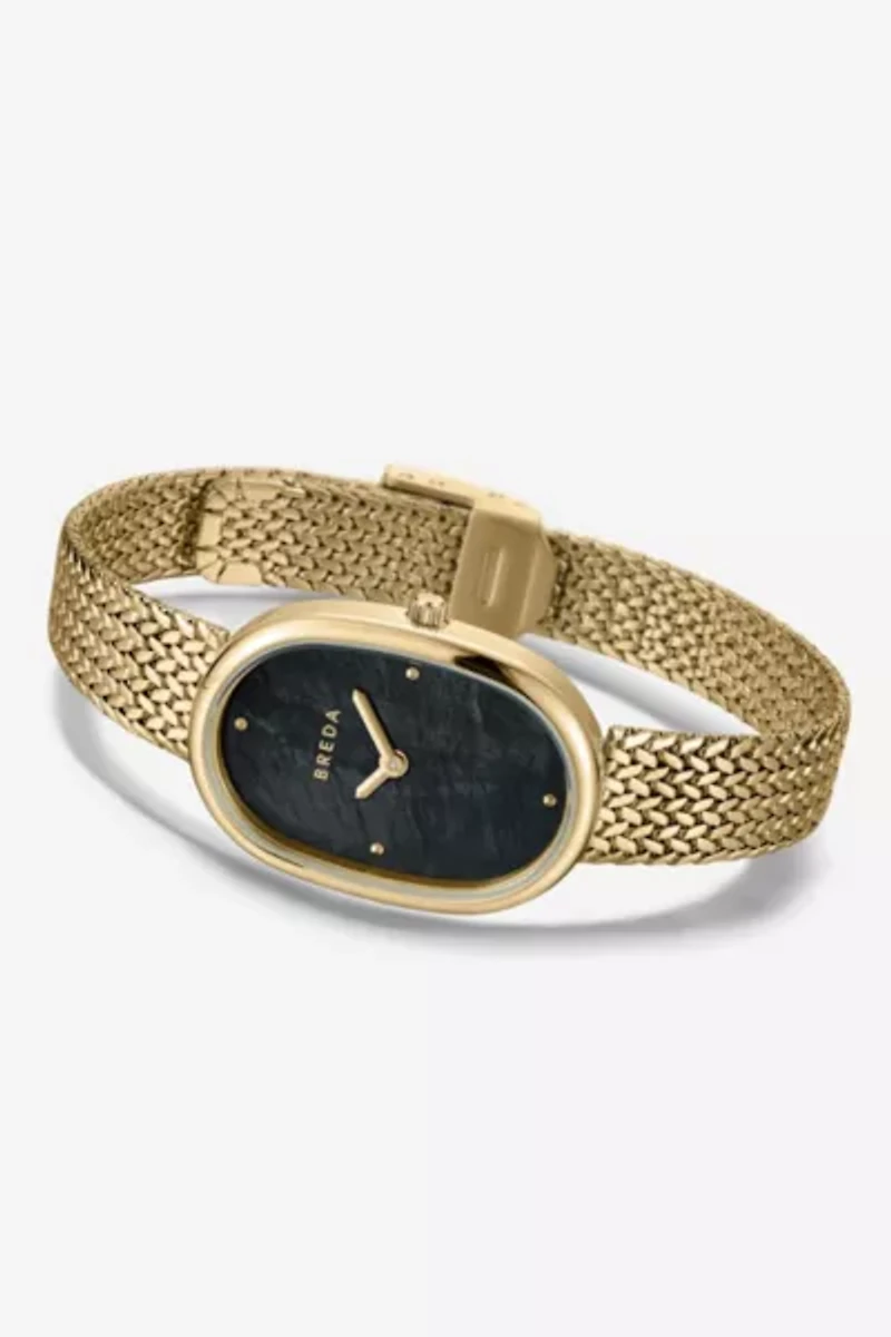 BREDA Jane Tethered Mesh Bracelet Analog Quartz 23MM Watch