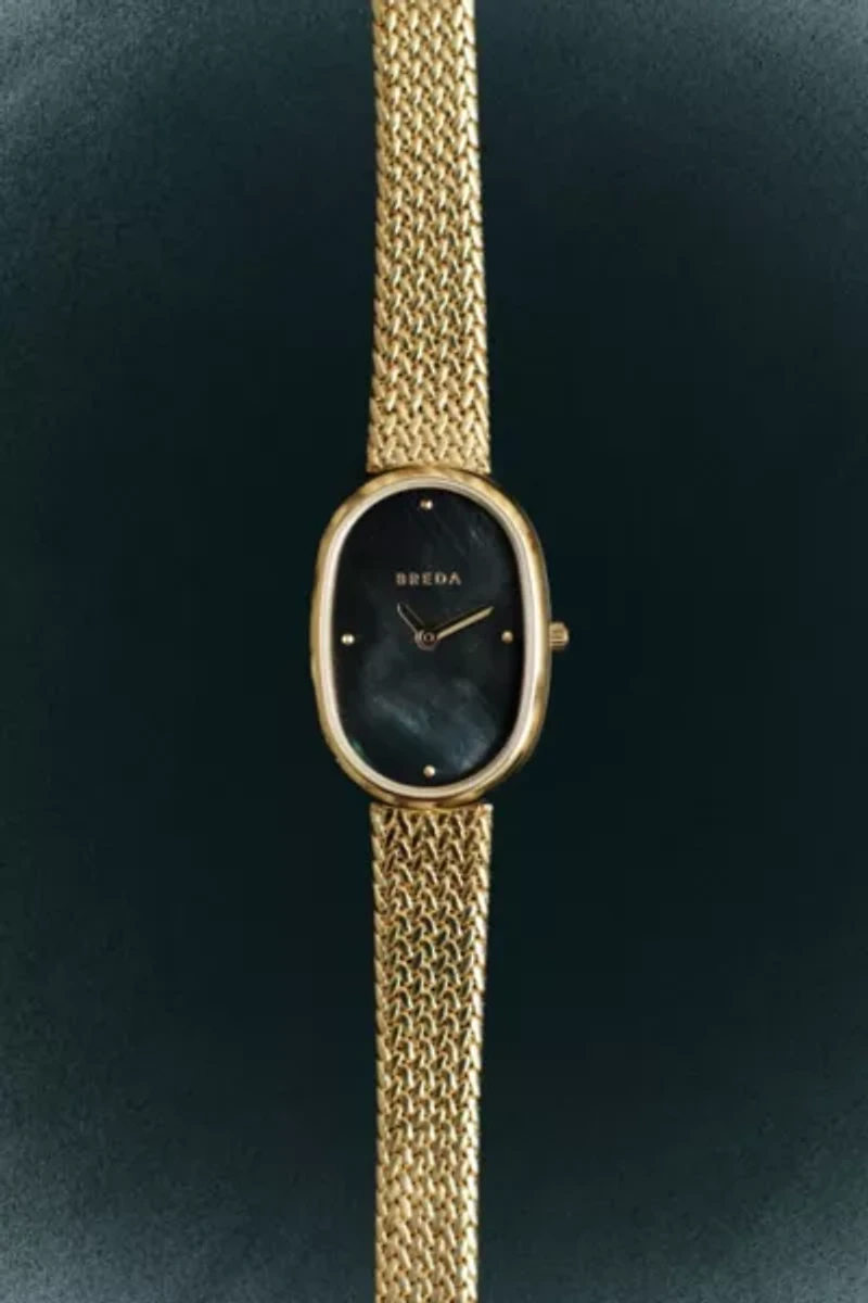 BREDA Jane Tethered Mesh Bracelet Analog Quartz 23MM Watch