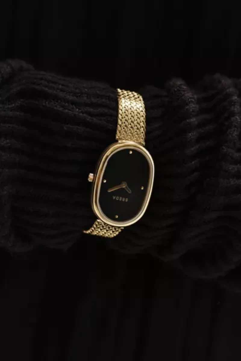 BREDA Jane Tethered Mesh Bracelet Analog Quartz 23MM Watch