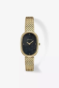 BREDA Jane Tethered Mesh Bracelet Analog Quartz 23MM Watch