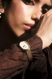 BREDA Jane Tethered Mesh Bracelet Analog Quartz 23MM Watch