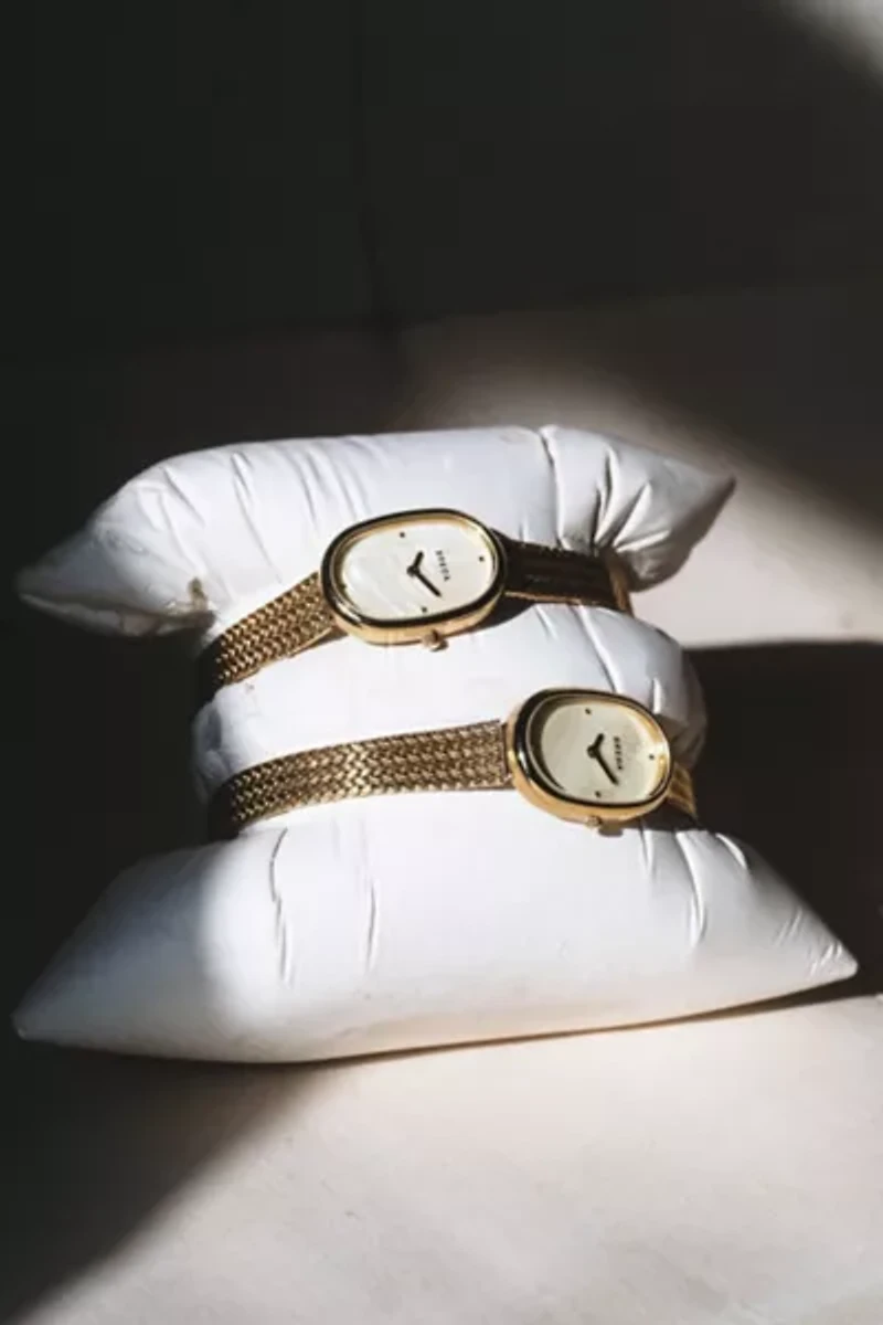 BREDA Jane Tethered Mesh Bracelet Analog Quartz 23MM Watch