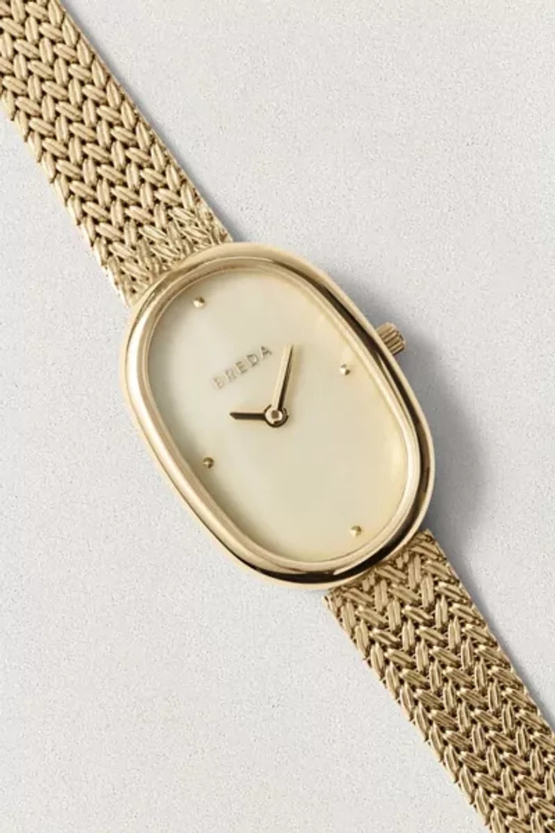 BREDA Jane Tethered Mesh Bracelet Analog Quartz 23MM Watch