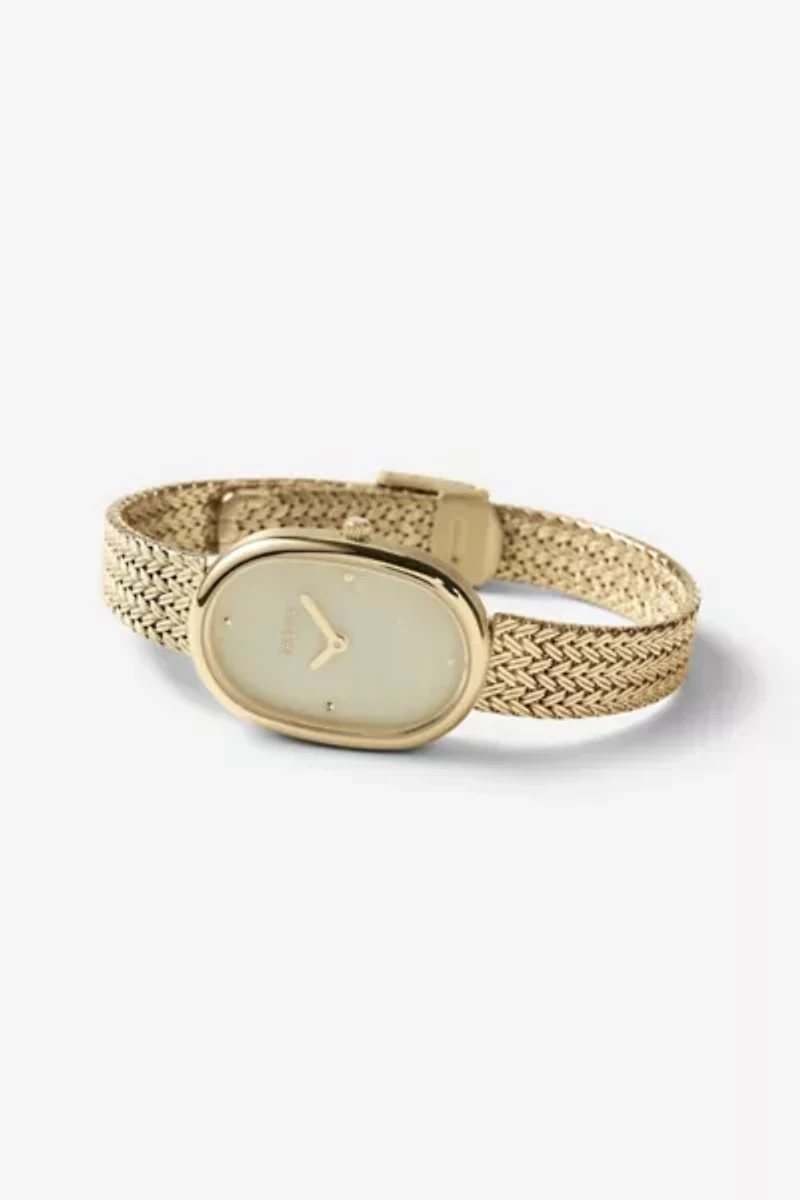 BREDA Jane Tethered Mesh Bracelet Analog Quartz 23MM Watch