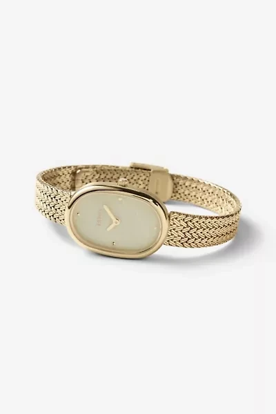 BREDA Jane Tethered Mesh Bracelet Analog Quartz 23MM Watch