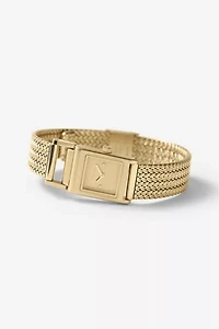 BREDA Revel Tethered Mesh Bracelet Analog Quartz Watch