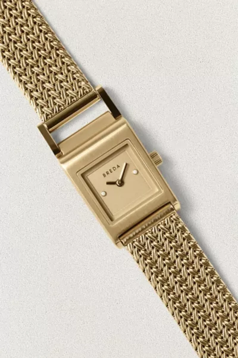 BREDA Revel Tethered Mesh Bracelet Analog Quartz Watch
