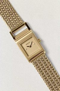 BREDA Revel Tethered Mesh Bracelet Analog Quartz Watch