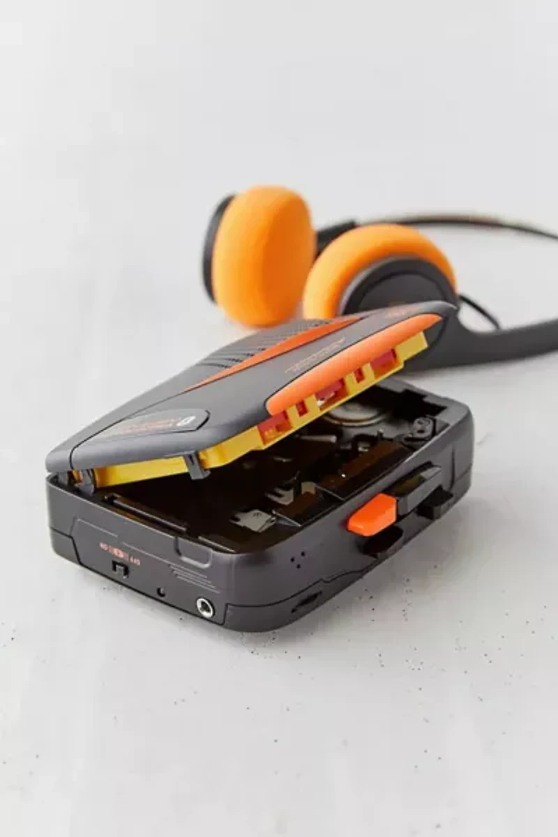 GPO Personal Cassette Player + Bluetooth Headphones