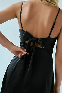 UO Bella Bow-Back Mini Dress
