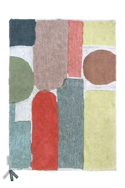 Lorena Canals Abstract Washable Wool Rug