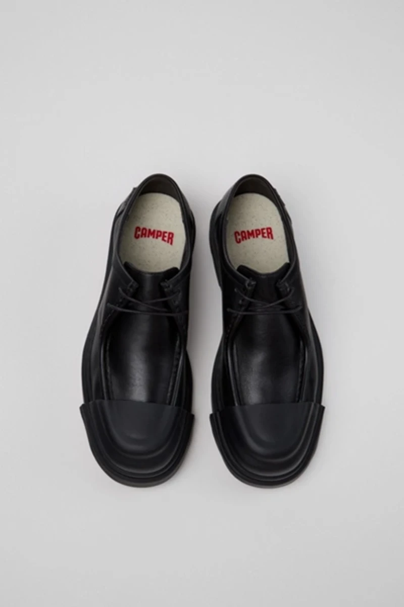 Camper Junction Leather Moc-Toe Shoes