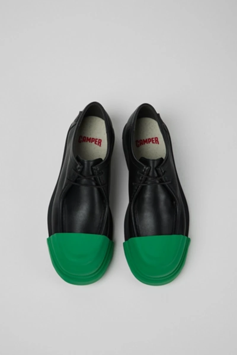 Camper Junction Leather Moc-Toe Shoes