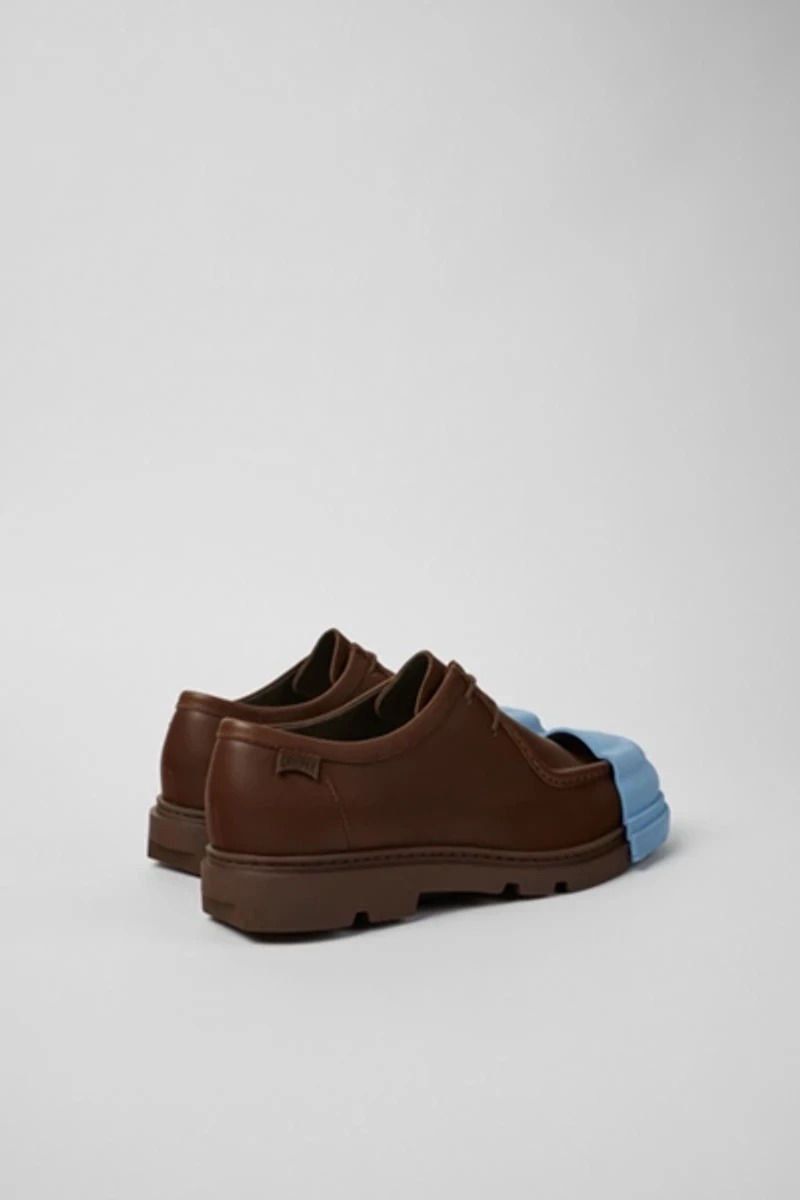 Camper Junction Leather Moc-Toe Shoes