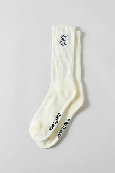 Peanuts Snoopy Golf Embroidery Crew Sock