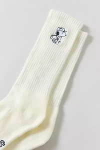 Peanuts Snoopy Golf Embroidery Crew Sock