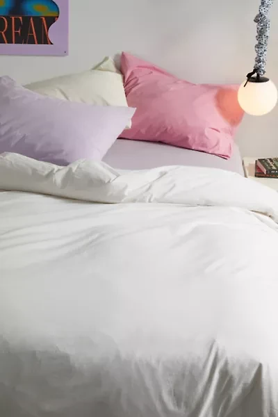 Breezy Cotton Percale Duvet Cover Set