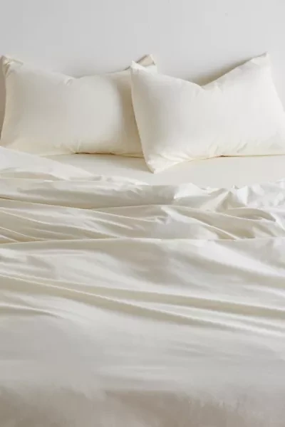 Breezy Cotton Percale Duvet Cover Set