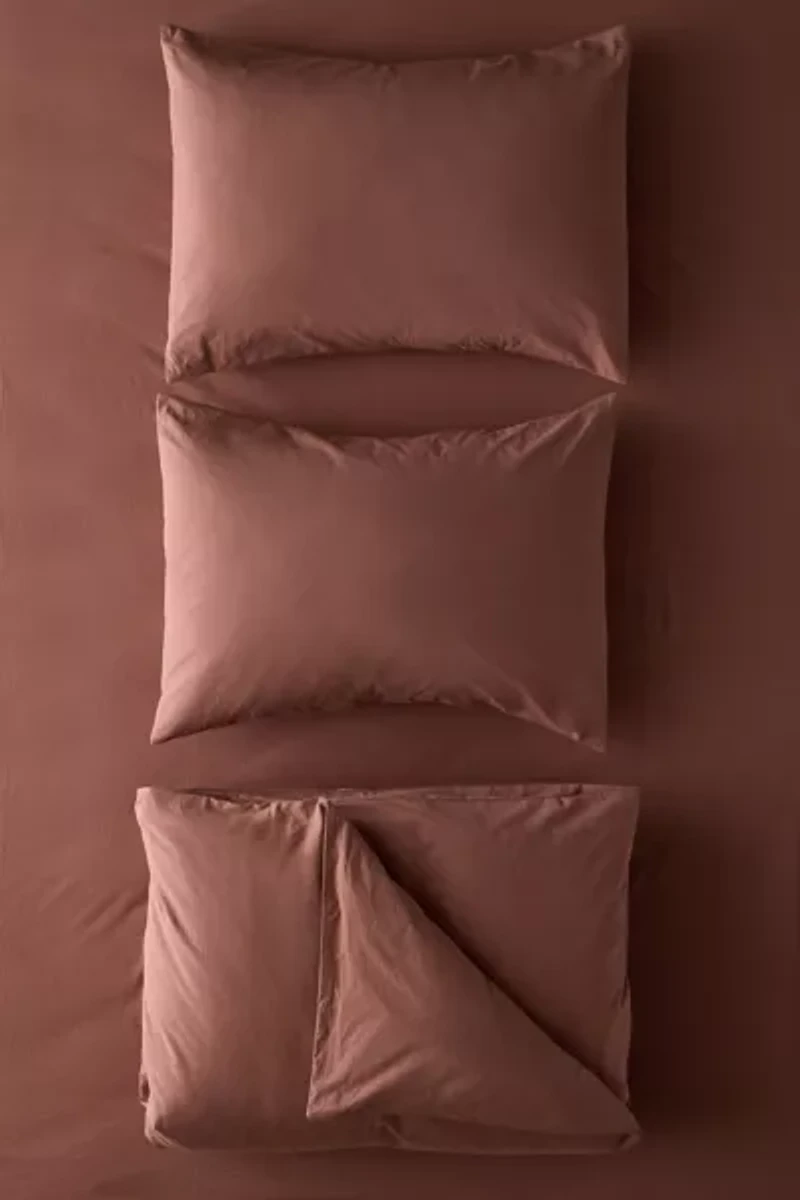 Breezy Cotton Percale Duvet Cover Set