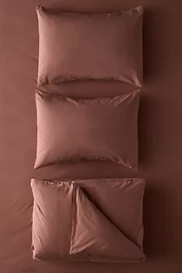 Breezy Cotton Percale Duvet Cover Set